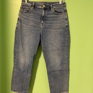american eagle outfitters high rise x short jeans